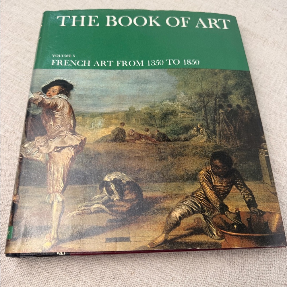 The Book of Art: French Art Volume 5 vintage book